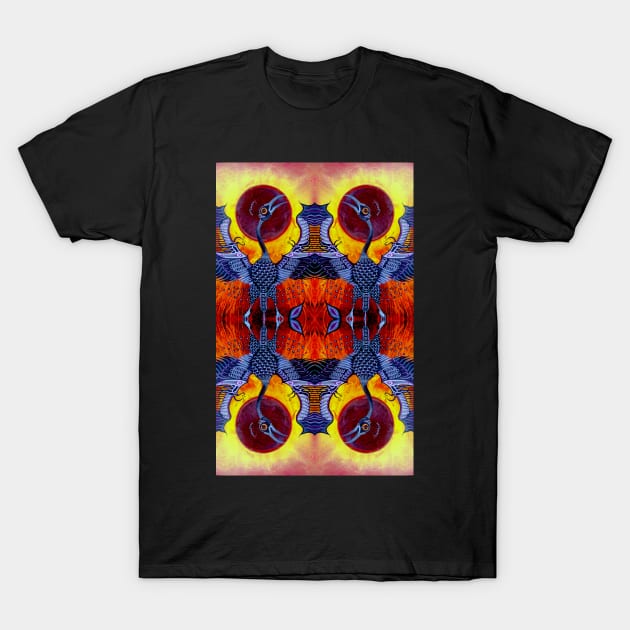 Serendipitous Fire PATTERN T-Shirt by Jacob Wayne Bryner 